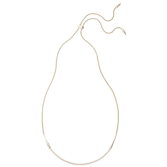 KENDRA SCOTT • Scottie Choker Bar Gold Necklace - Picture 2 of 8